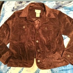 ❤L.L. Bean Brown Suede Jacket Small